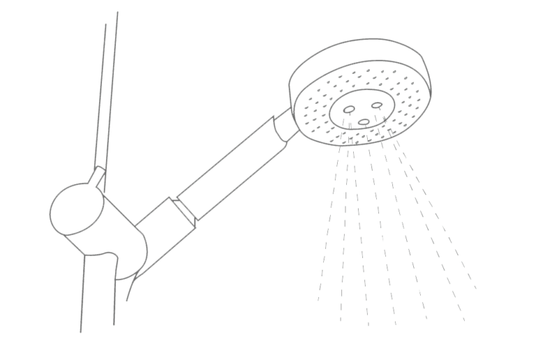 vulvodynier dusjhode illustrasjon