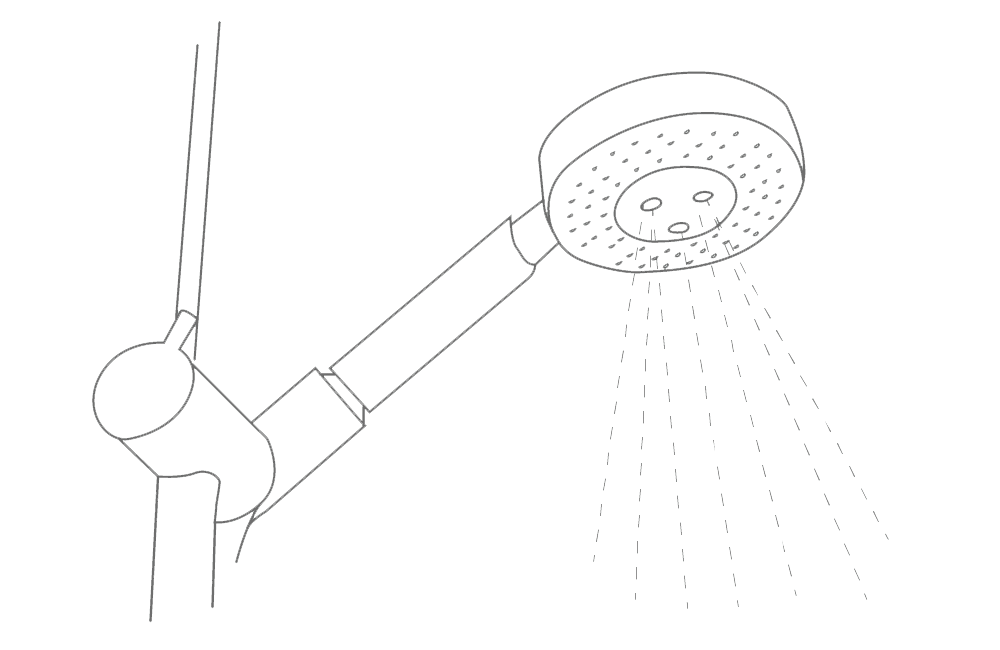 vulvodynier dusjhode illustrasjon