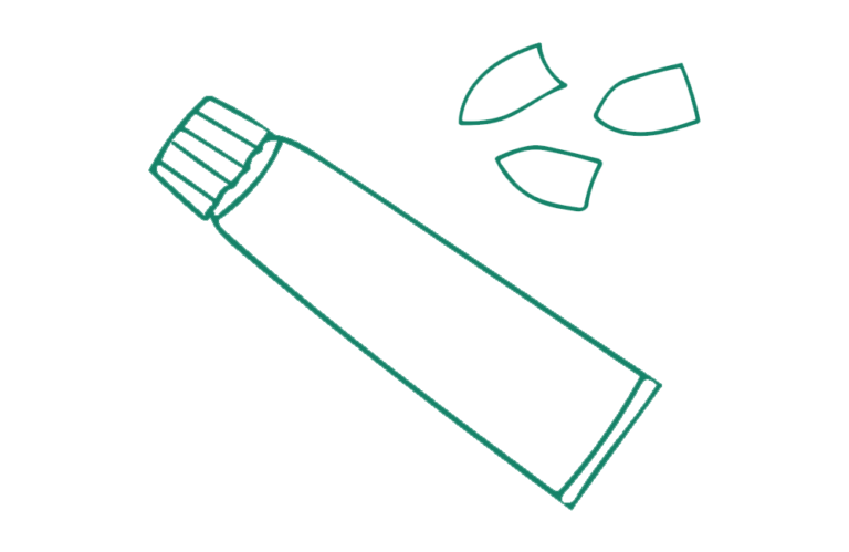 Krem og piller illustrasjon hudsykdommer